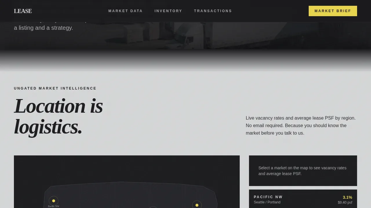Industrial Architecture Directory Website Template