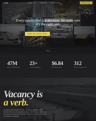 Industrial Architecture Directory Website Template
