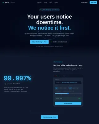 Micro-SaaS & Developer Tools Professional Website Template