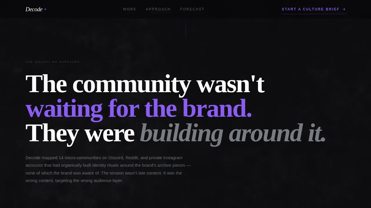 Research & Strategy Agency Directory Website Template