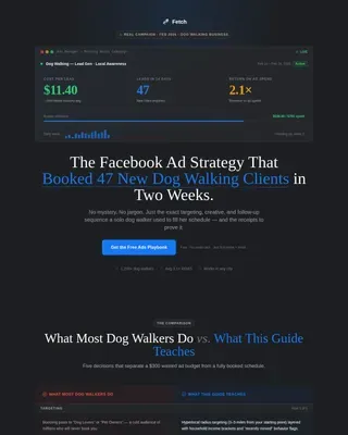 Effective Social Advertising Landing Page Template