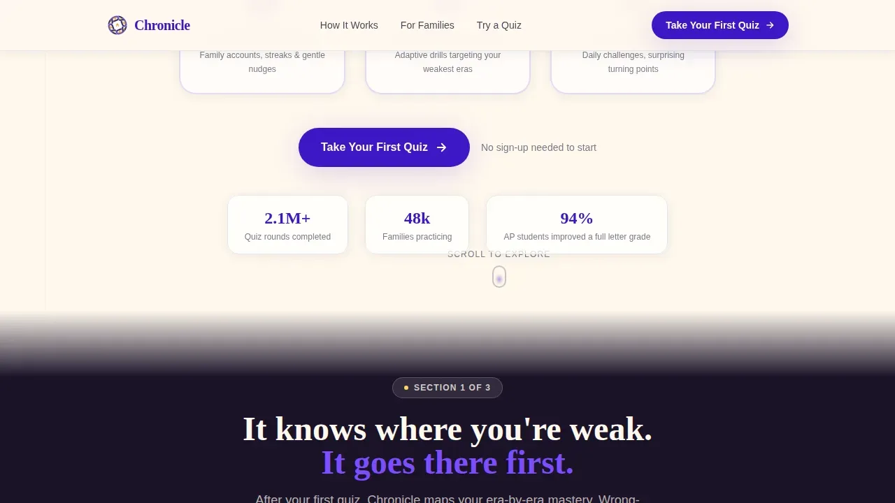 History Education Professional Website Template
