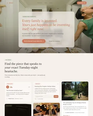 Family Counseling & Support Blog Website Template