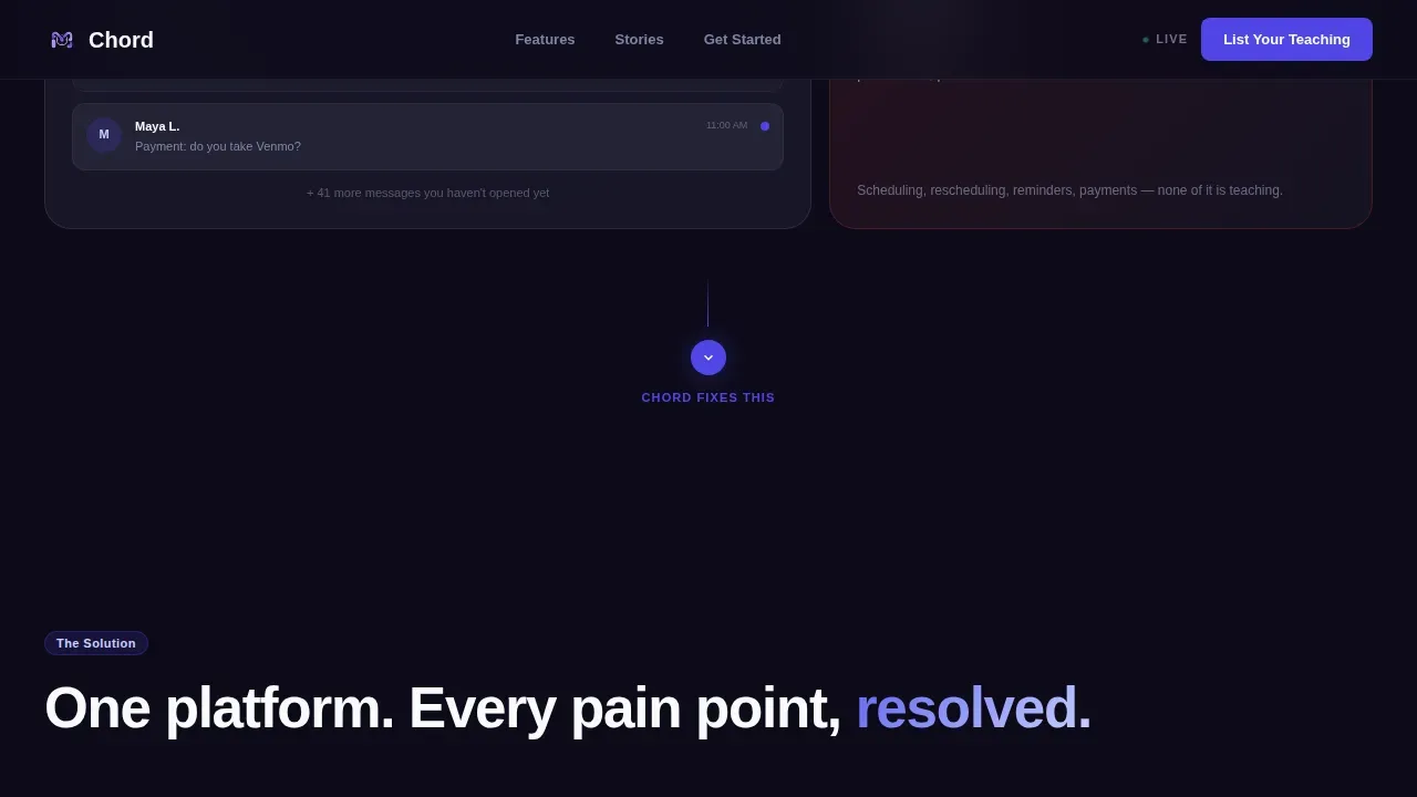 Intelligent Music Tuition Landing Page Template
