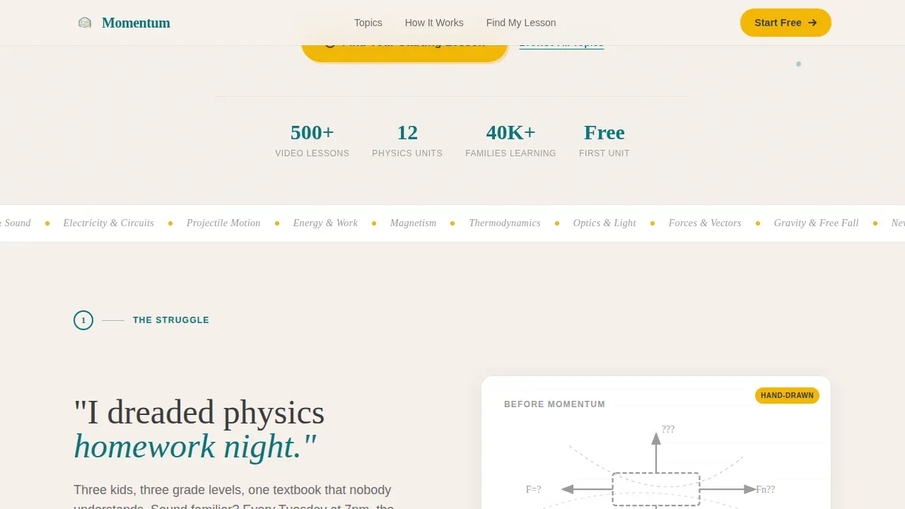 Physics Education Professional Website Template
