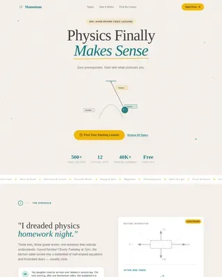Physics Education Professional Website Template