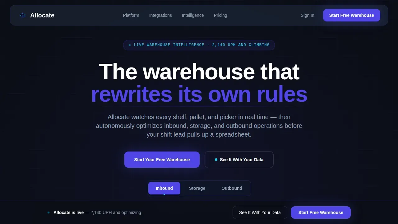 AI-Powered Enterprise Software Professional Website Template