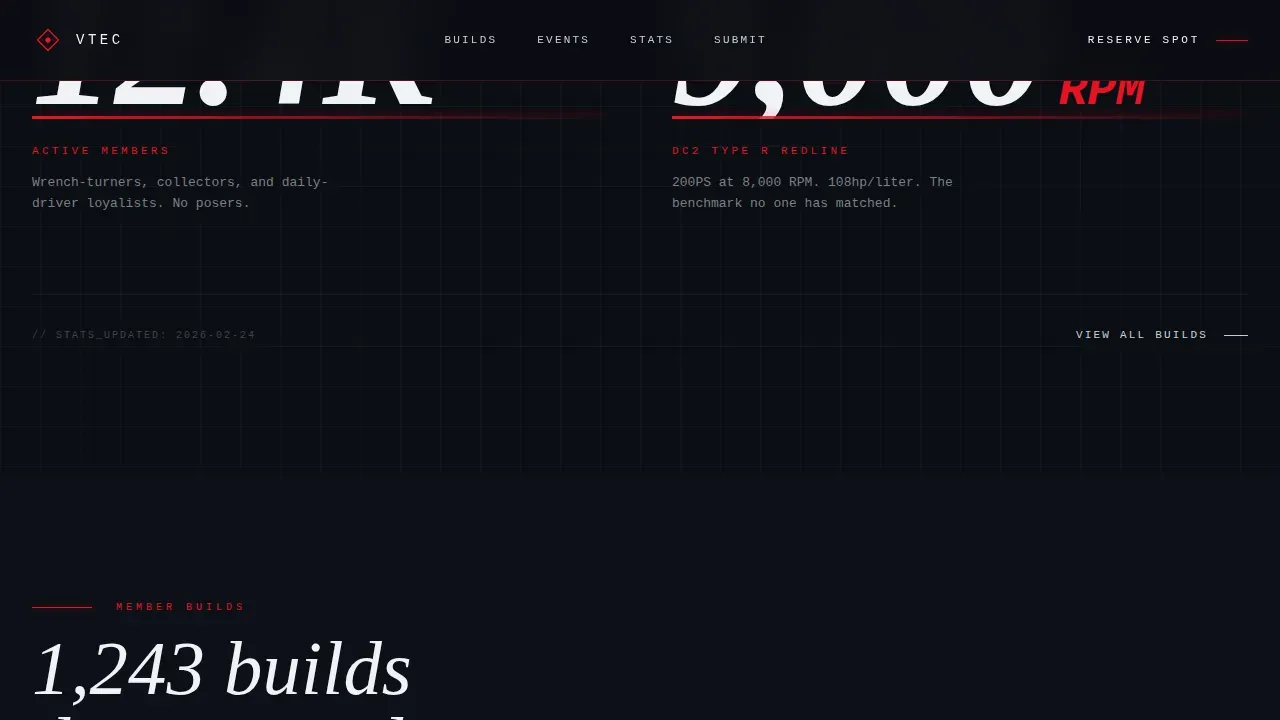 Elite Automotive Enthusiast | Free Website Template | Rocket