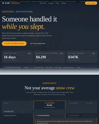 Tactical Snow Removal | Free Website Template | Rocket
