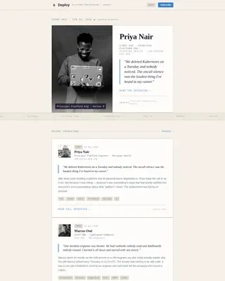 DevOps & Platform Newsletter Blog Website Template