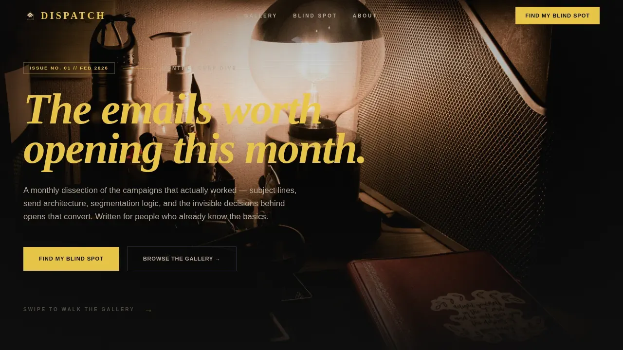 Email Marketing Newsletter Blog Website Template