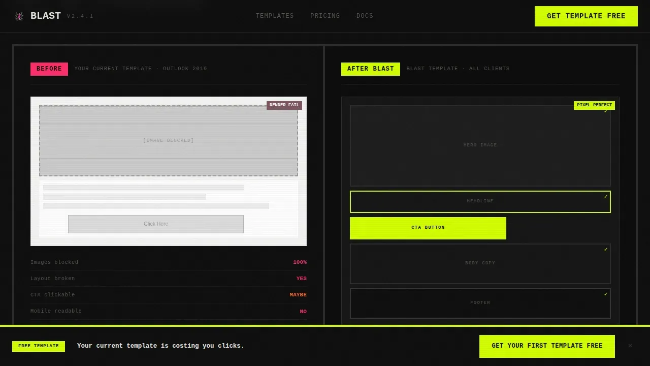 SaaS B2B Digital Presence Cost Calculator Website Template