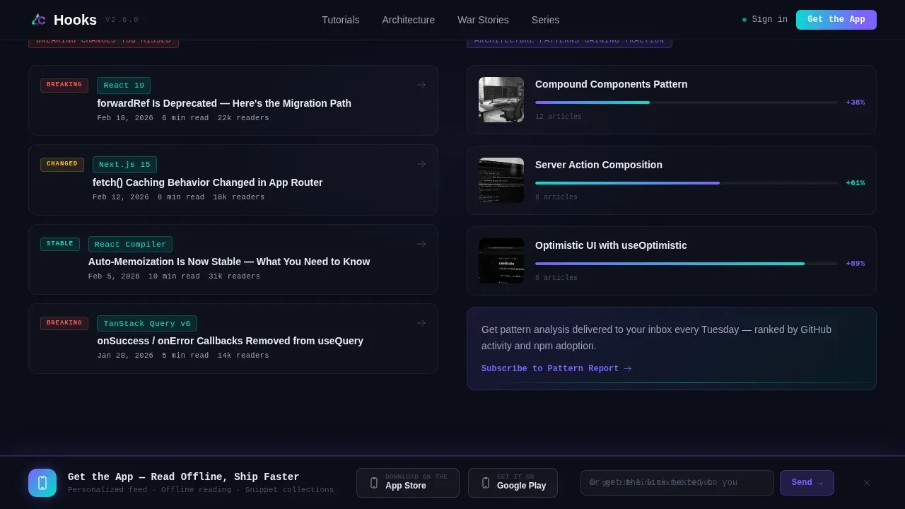 Intelligent React API Documentation | Free Website Template | Rocket