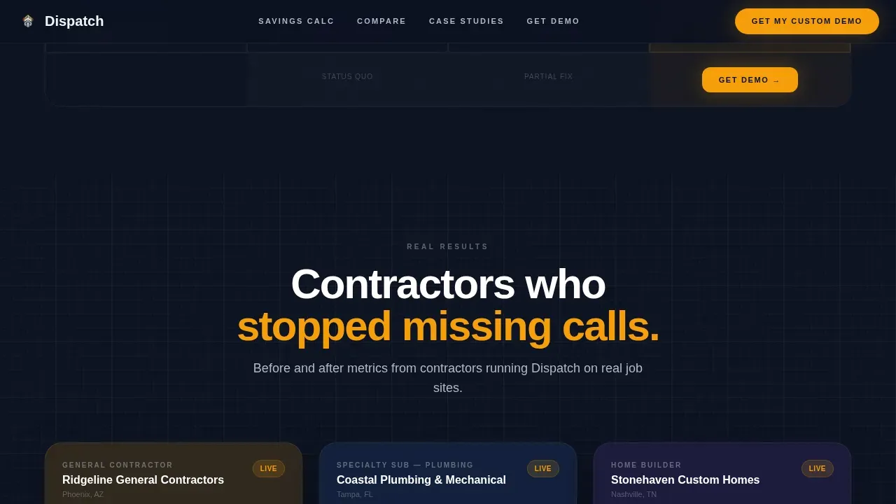 AI for Construction Appointment Booking Website Template