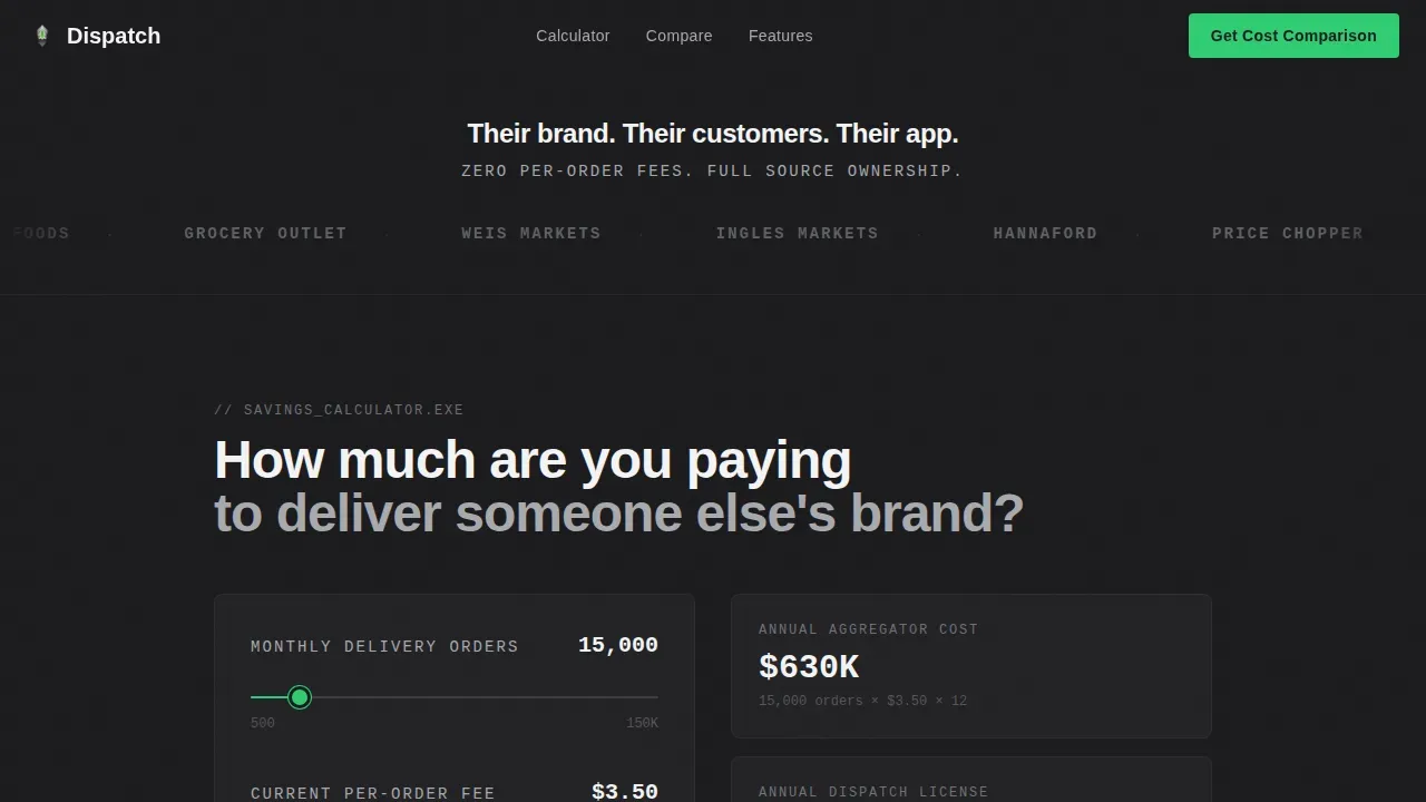 Instant Grocery Marketplace Landing Page Template