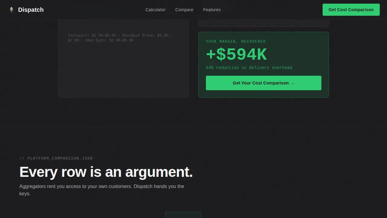 Instant Grocery Marketplace Landing Page Template