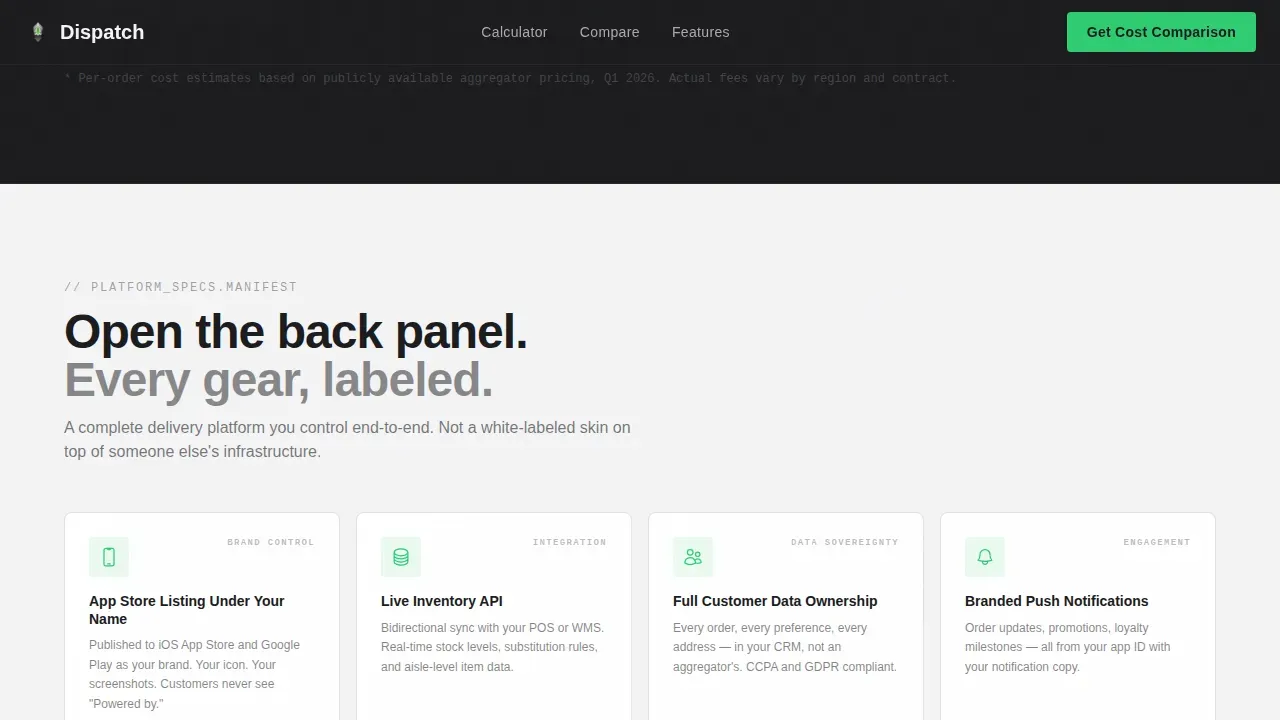 Instant Grocery Marketplace Landing Page Template
