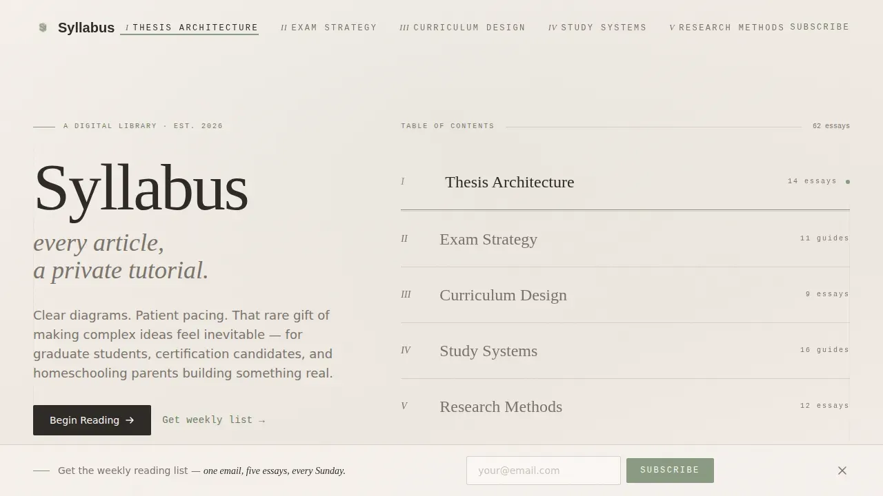 Premium Education Insights Landing Page Template