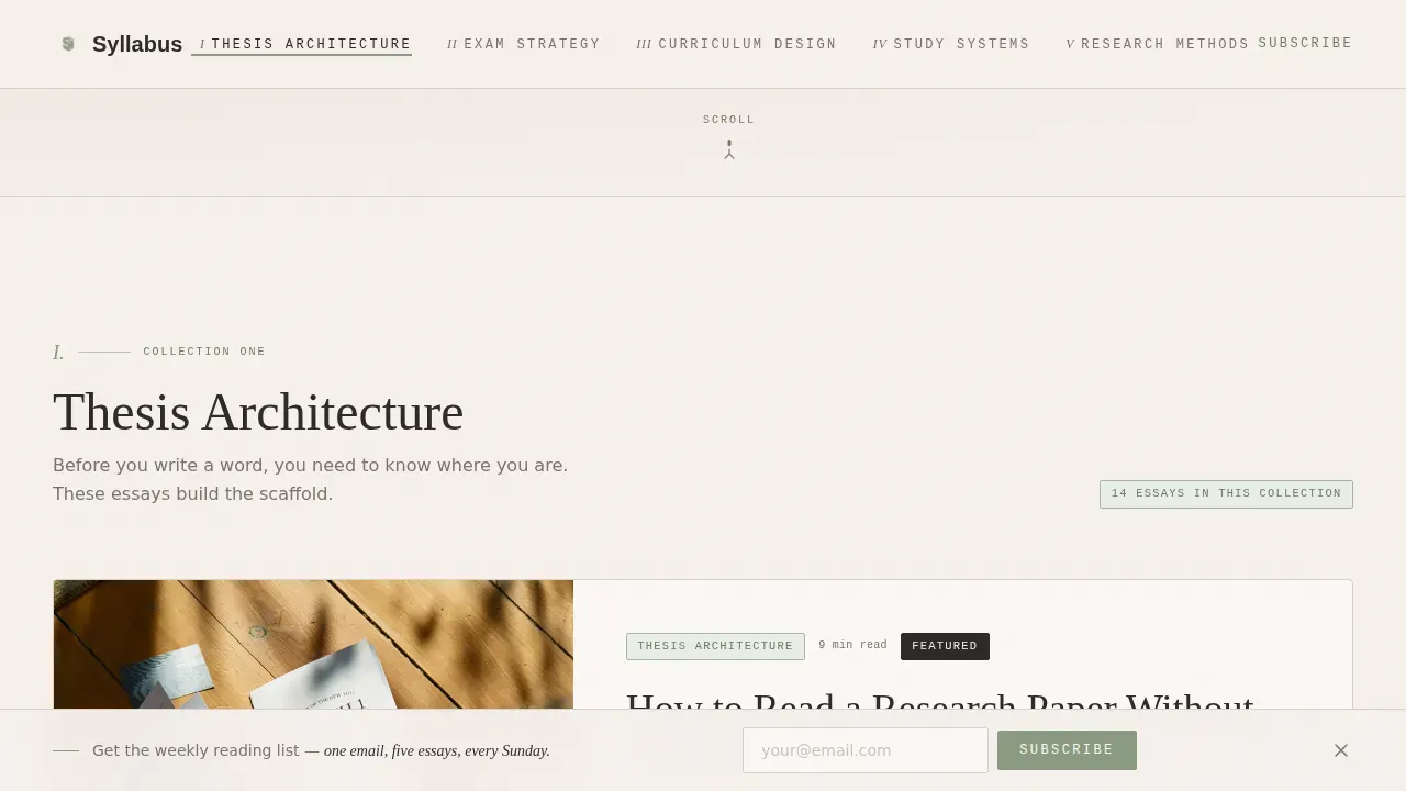 Premium Education Insights Landing Page Template
