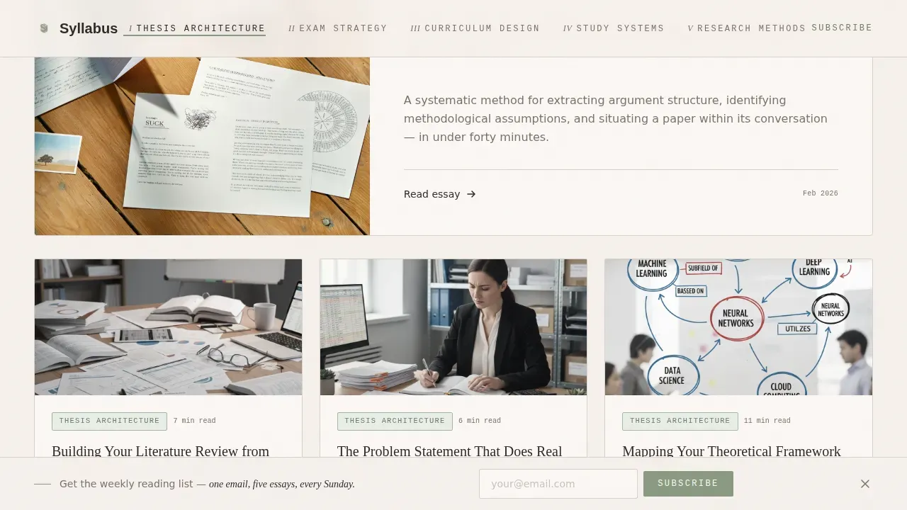 Premium Education Insights Landing Page Template