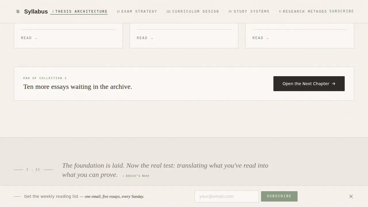 Premium Education Insights Landing Page Template