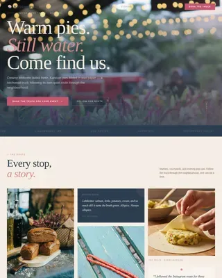 Artisan Finnish Cuisine Landing Page Template