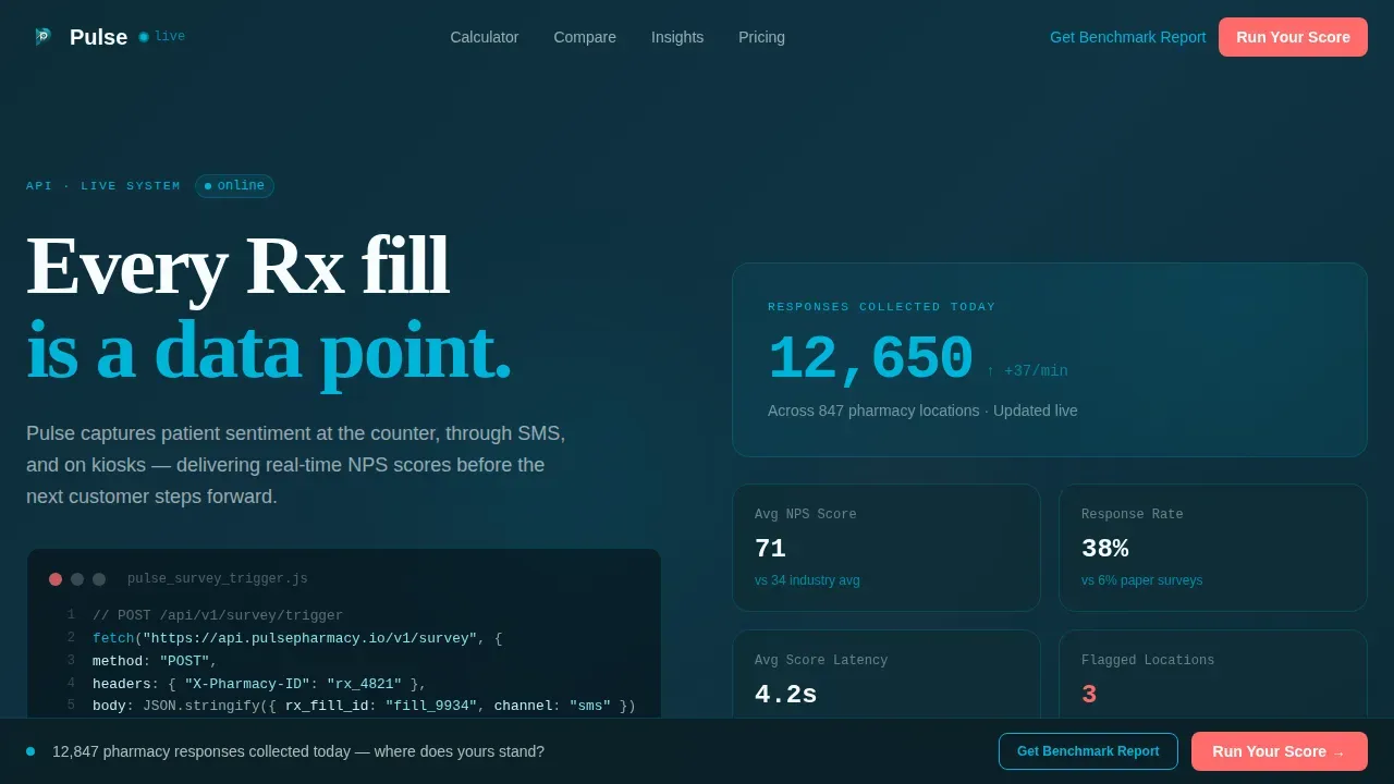 Expert Pharmacy Software Cost Estimator Website Template