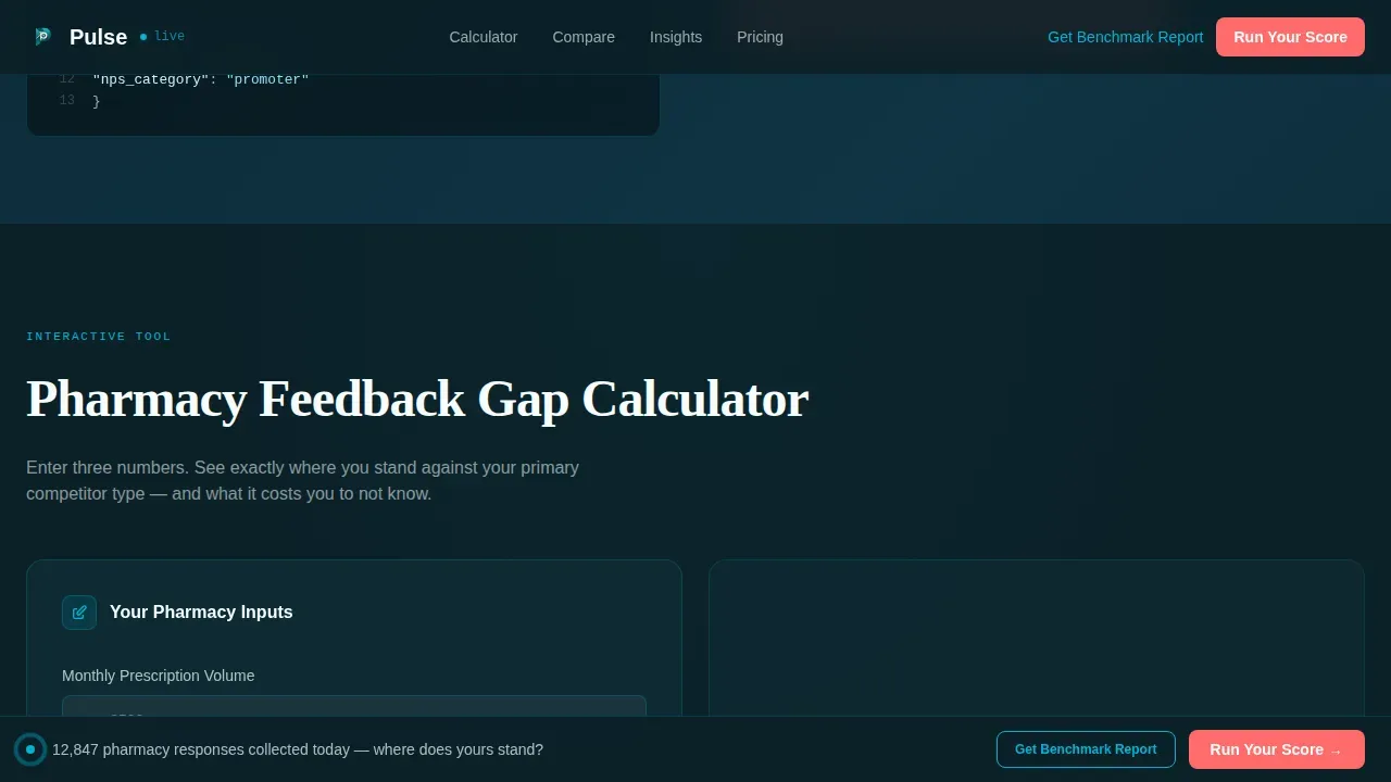 Expert Pharmacy Software Cost Estimator Website Template