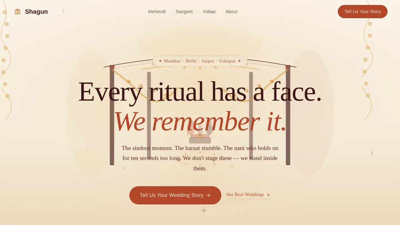 Timeless Wedding Photography Landing Page Template