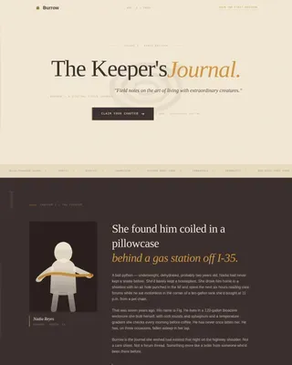 Expert Exotic Pet Landing Page Template