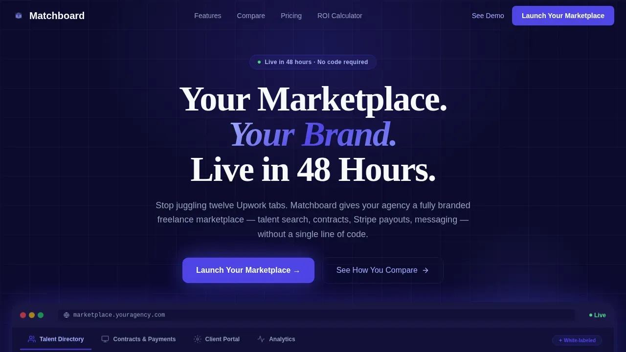 Instant Freelance Network Landing Page Template