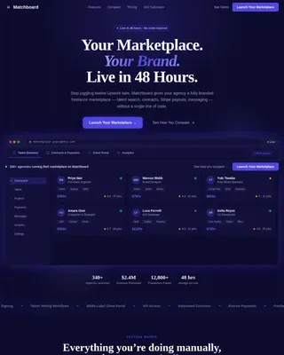 Instant Freelance Network Landing Page Template