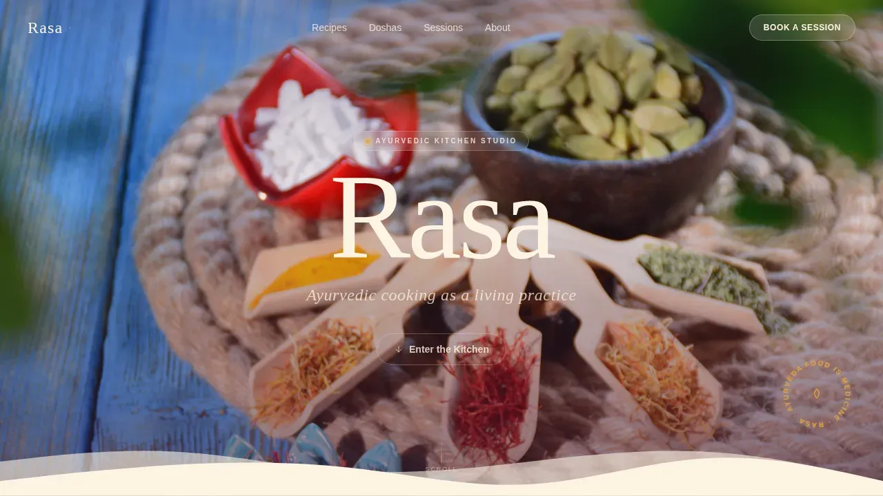 Authentic Ayurvedic Wellness | Free Website Template | Rocket