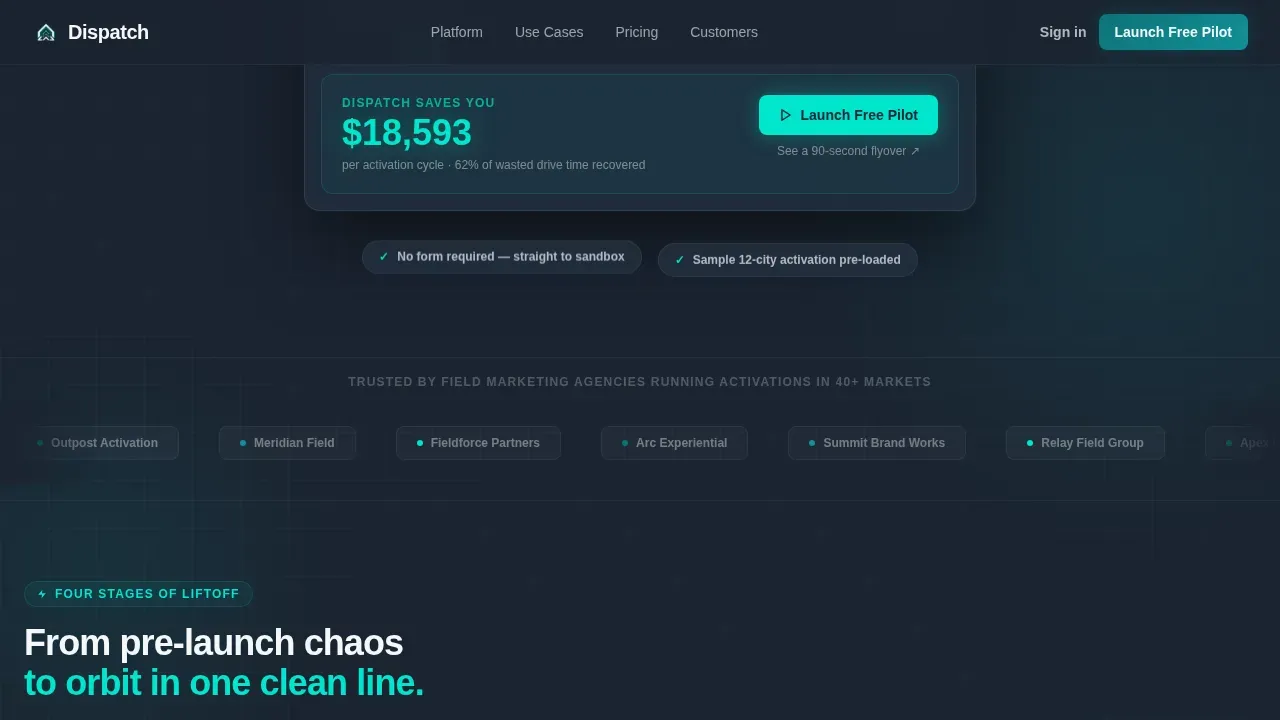 Smart Energy Operations Landing Page Template