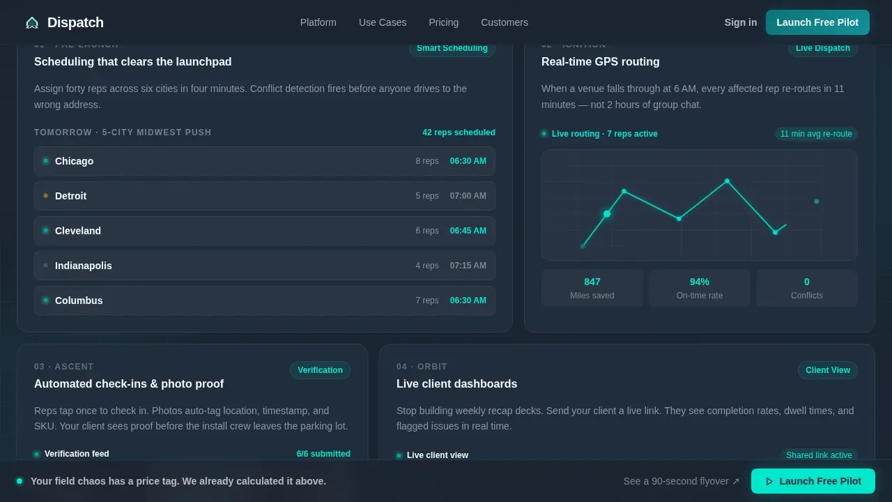 Smart Energy Operations Landing Page Template