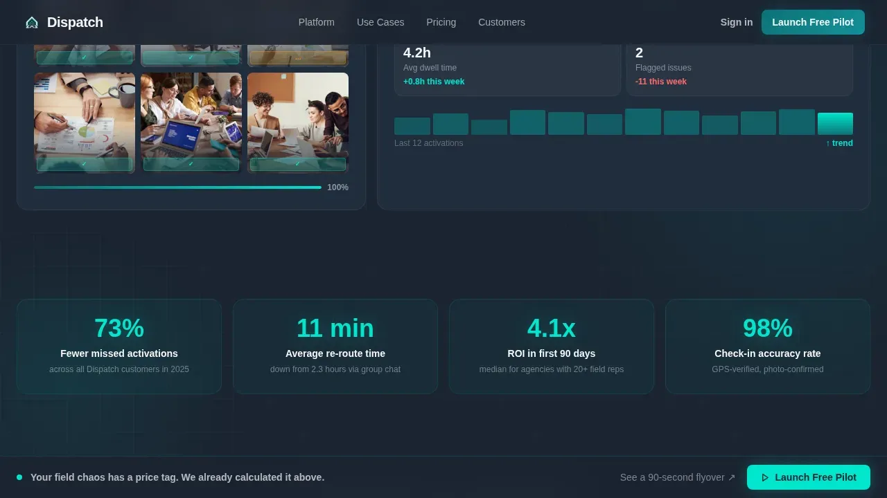 Smart Energy Operations Landing Page Template