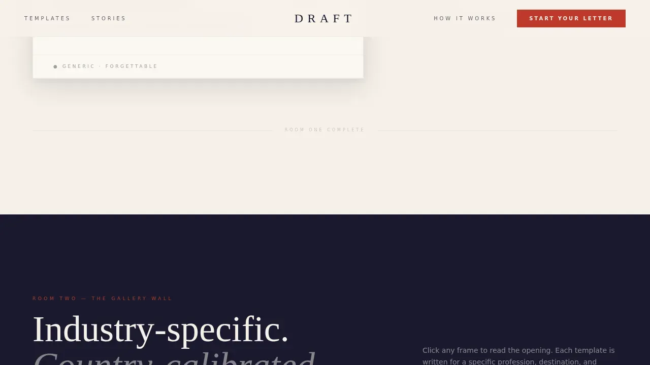 Elite International Recruitment Landing Page Template