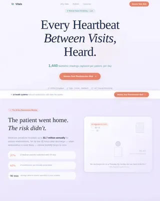 Complete Telemedicine & Health Tech Professional Website Template
