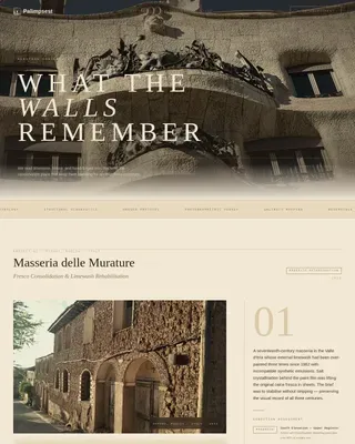 Mediterranean Architecture Professional Website Template