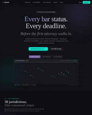 Intelligent Legal Operations Landing Page Template