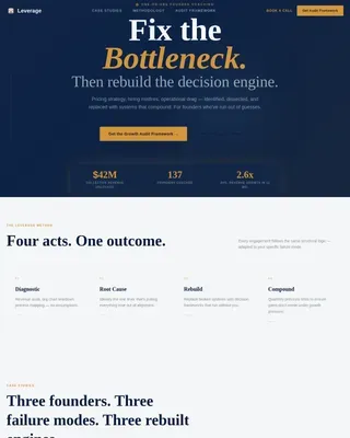 Business Coach Booking Website Template