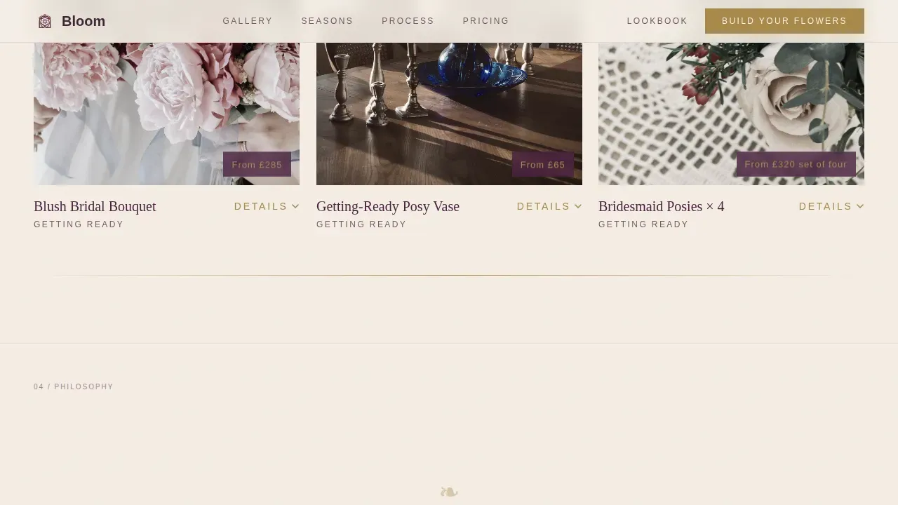 Elegant Wedding Floral Landing Page Template