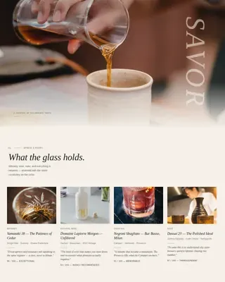 Food & Beverage Blog & Media Pre-Launch Website Template