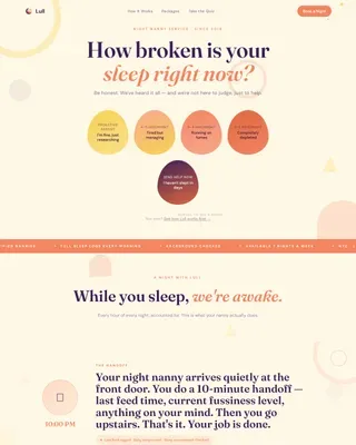 Nanny & Au Pair Booking Website Template