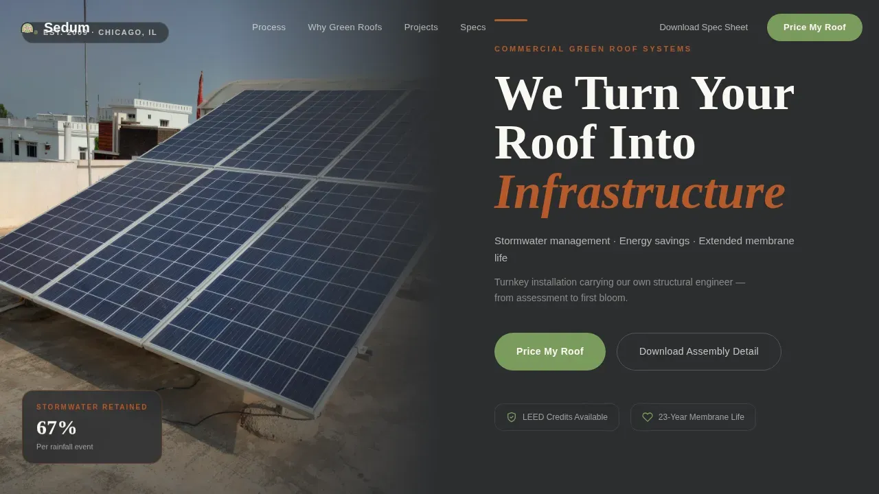 Complete Specialty Construction Pricing & Packages Website Template