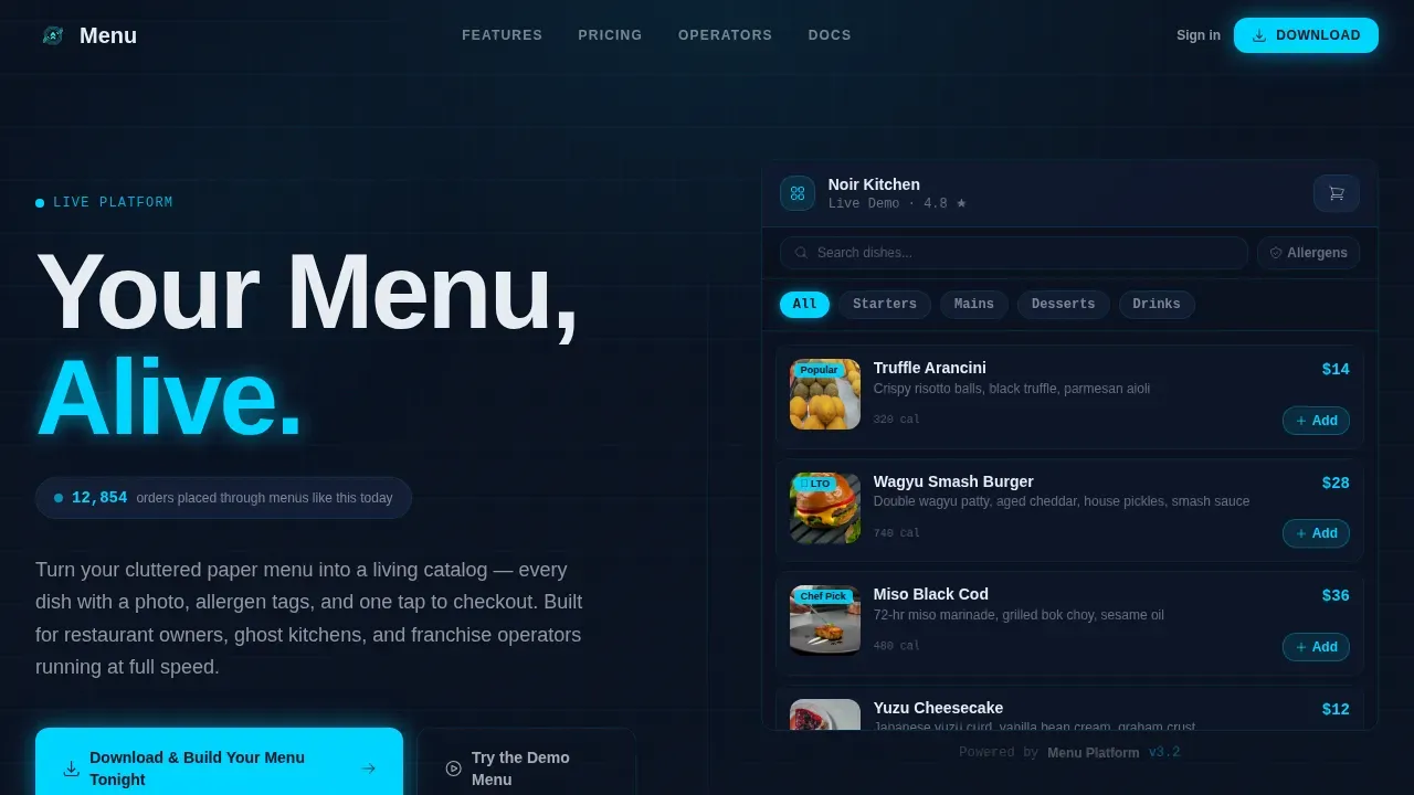 E-Commerce Digital Presence Professional Website Template