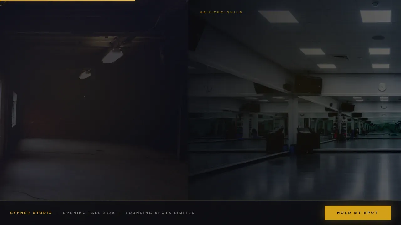 Bold Street Dance Studio Landing Page Template