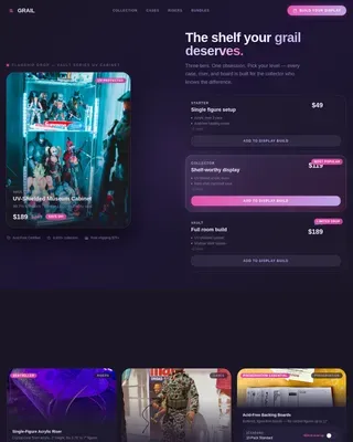 Hobby & Passion Supplies Portfolio & Case Study Website Template