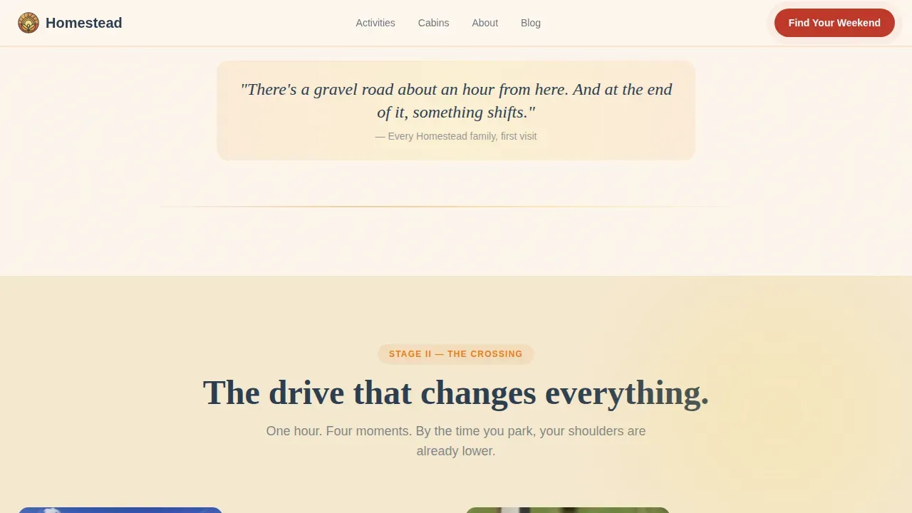 Family Travel & Experience Reviews & Social Proof Website Template