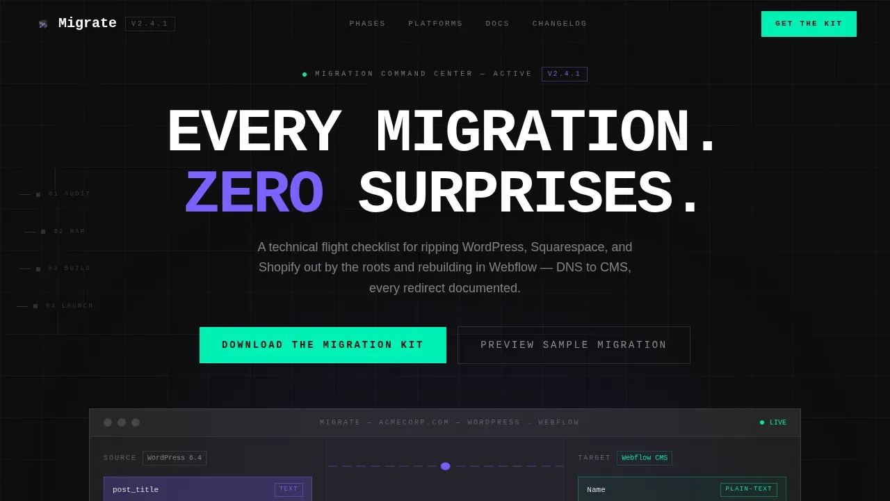 Seamless Infrastructure Management | Free Website Template | Rocket